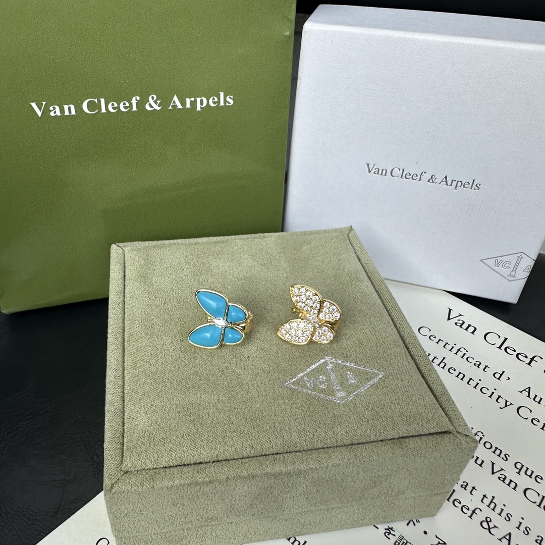V*n Cl**f & Arpels Butterfly Earrings