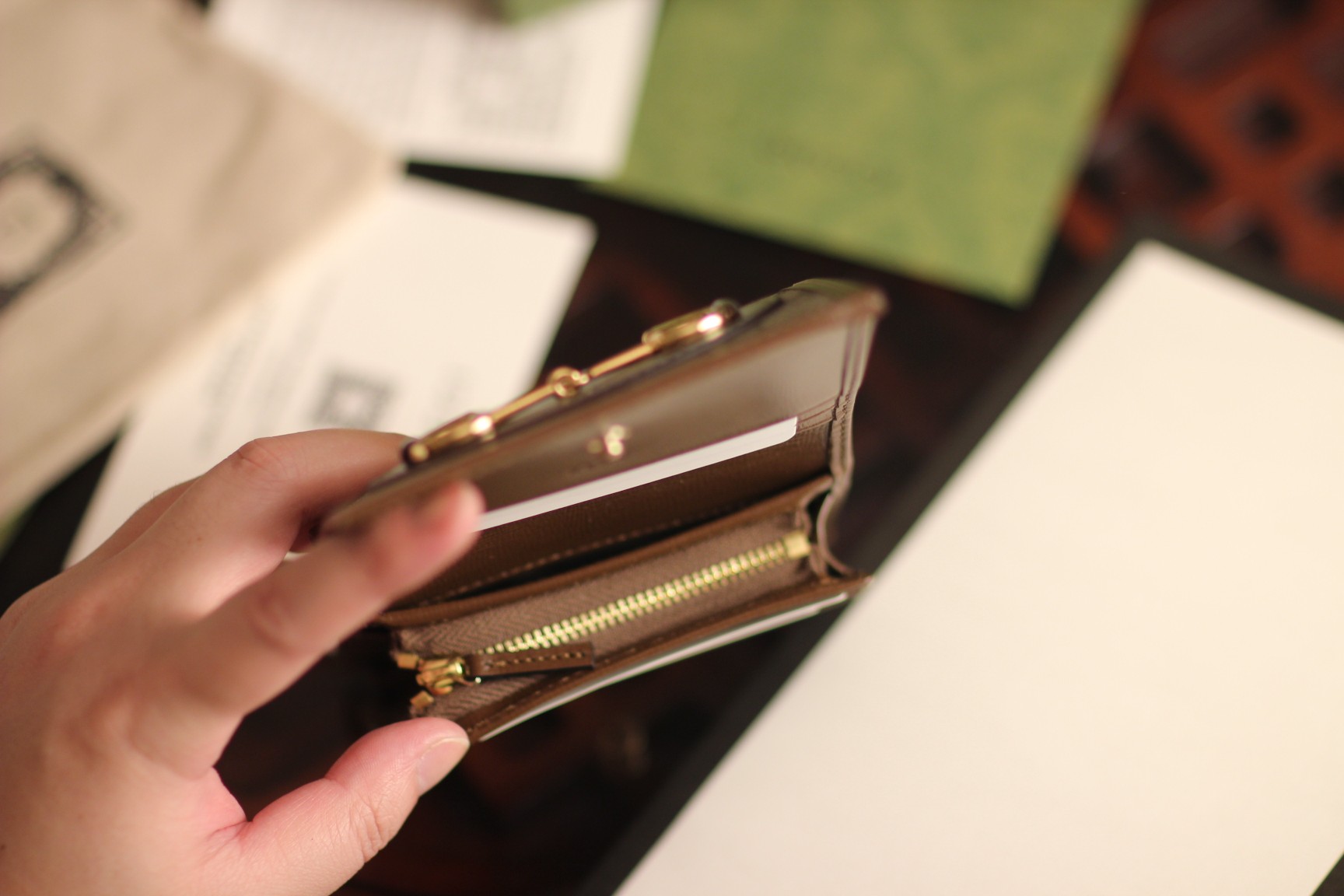 Gvc*1 Horsebit 1955 card case wallet