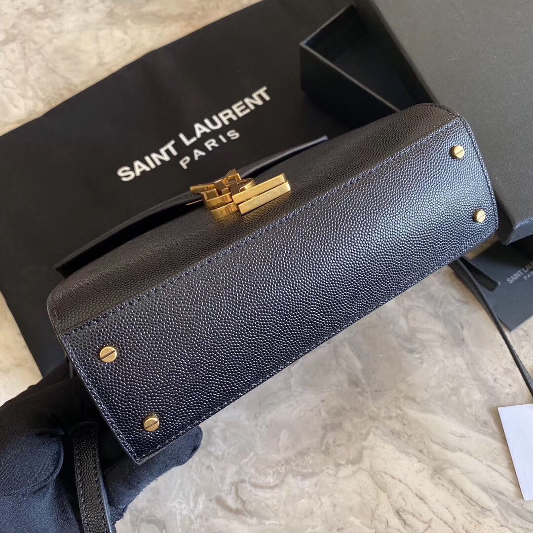 CASSANDRA MONOGRAM CLASP BAG IN MATTE PYTHON