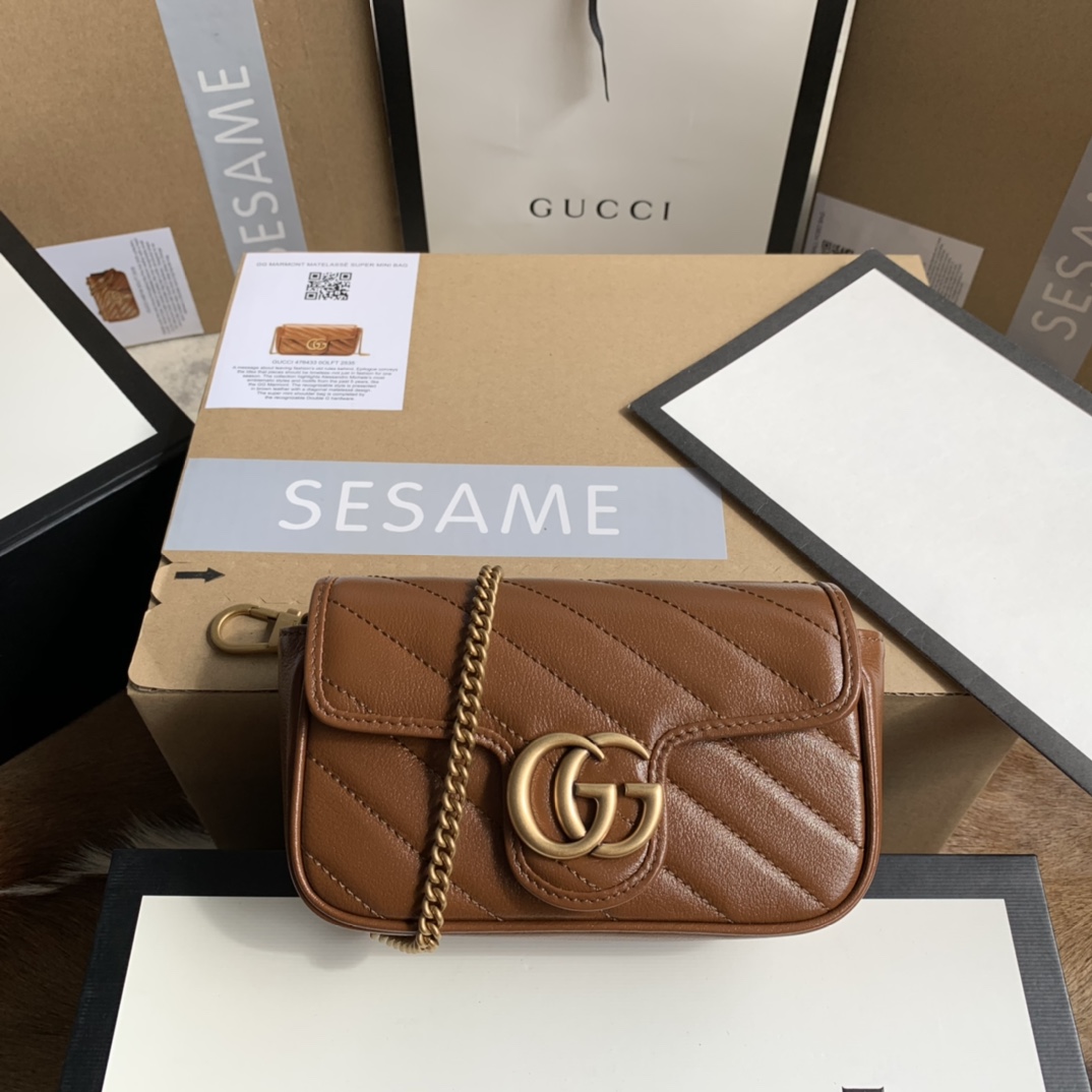 GG Marmont python S*per mini bag