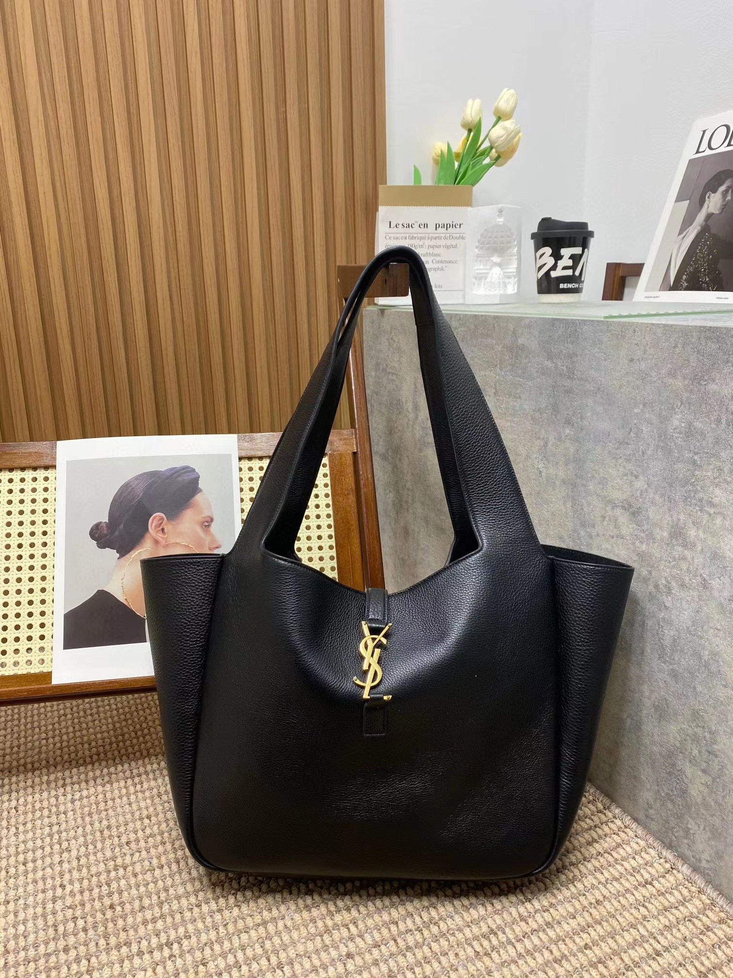 Y51 BEA IN GRAINED LEATHER