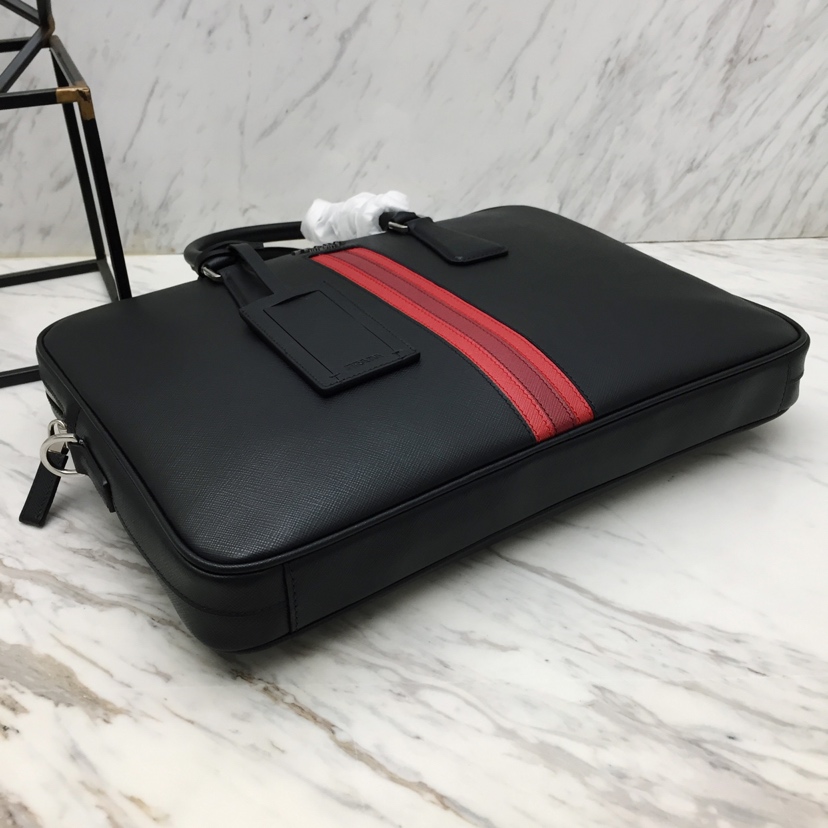 Saffiano Leather Work Bag