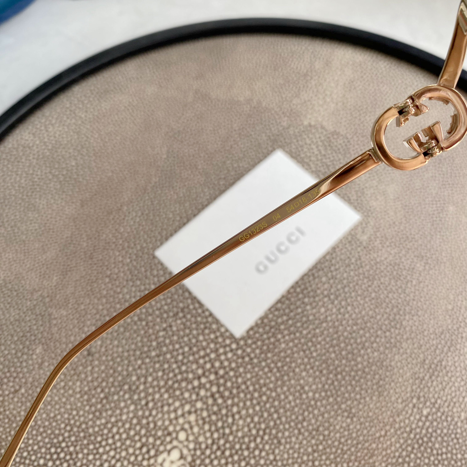 ROUND-FRAME INTERLOCKING G SUNGLASSES