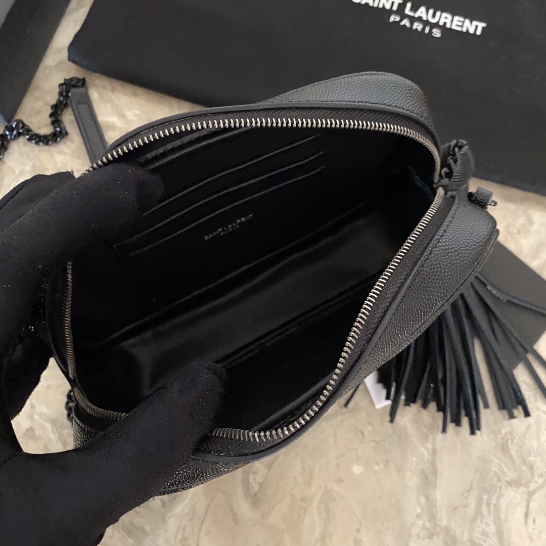 Y51 Mini Lou Quilted Leather Camera Bag