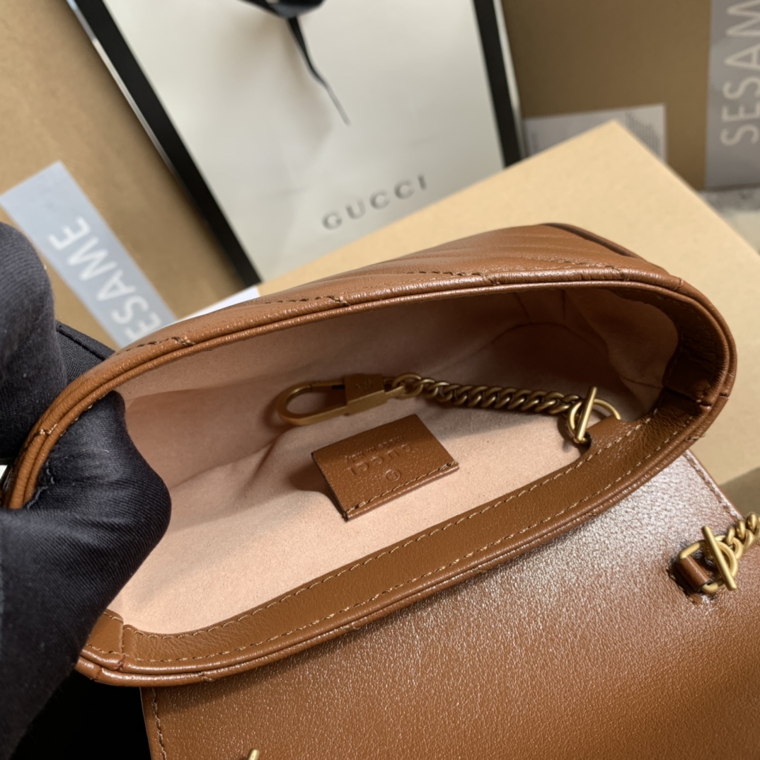GG Marmont python S*per mini bag
