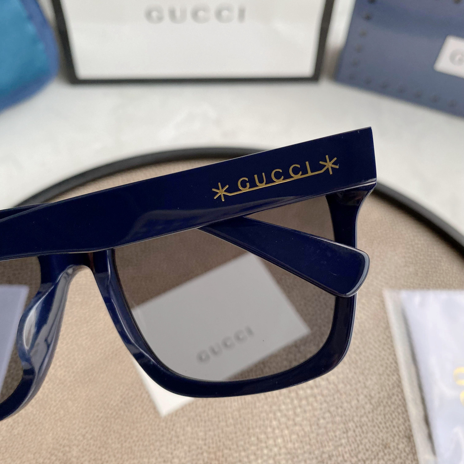 Gvc*1 acetate sunglasses with logo