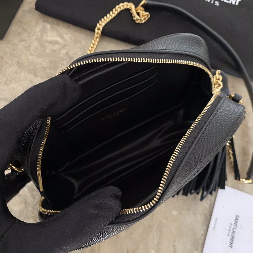 Y51 Mini Lou Quilted Leather Camera Bag