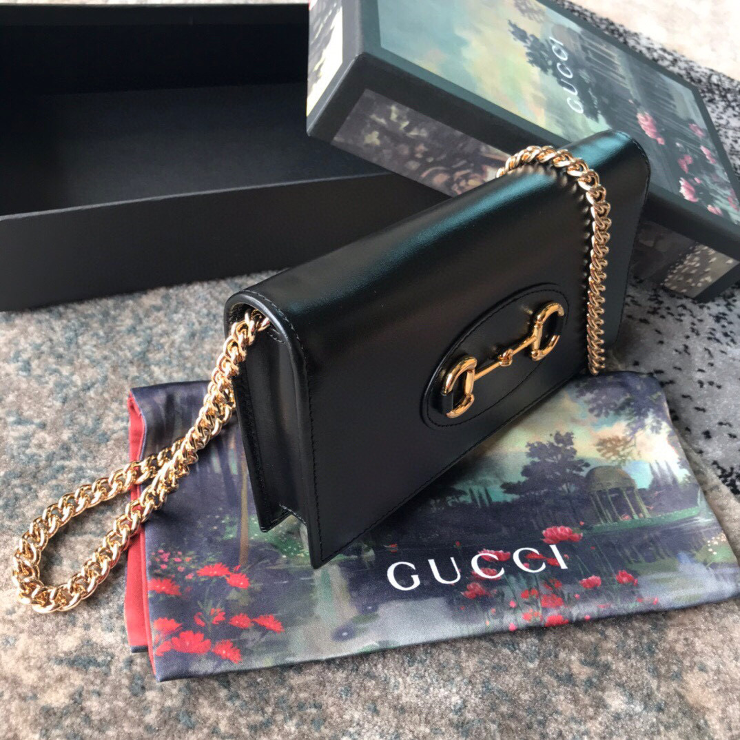 Gvc*1 Horsebit 1955 wallet with chain