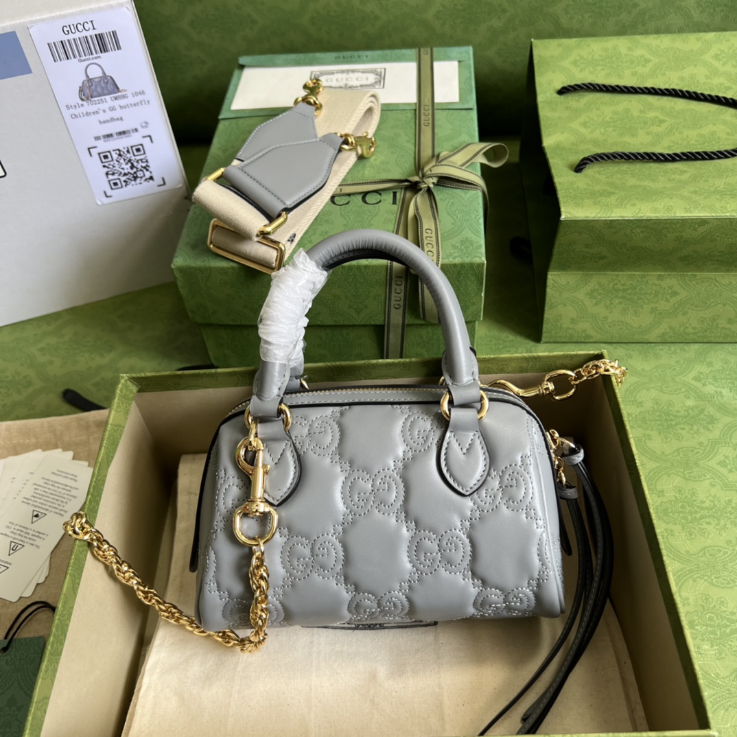 GG Matelassé leather mini bag