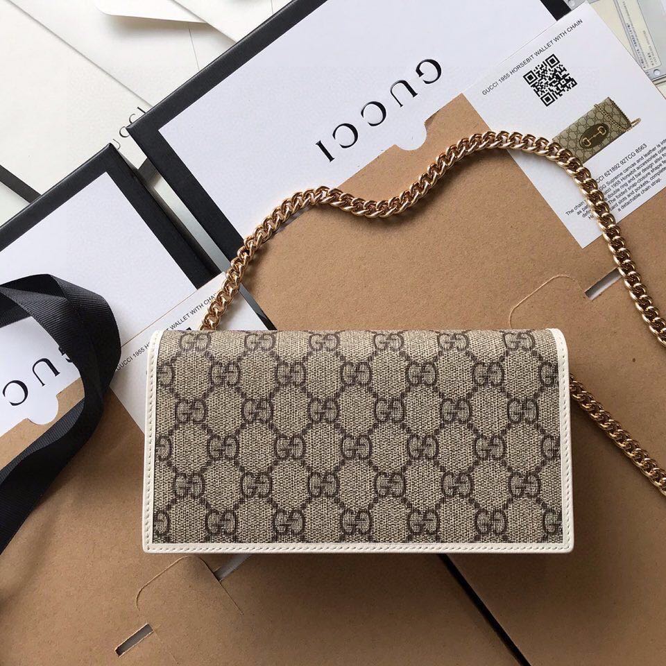Gvc*1 Horsebit 1955 wallet with chain