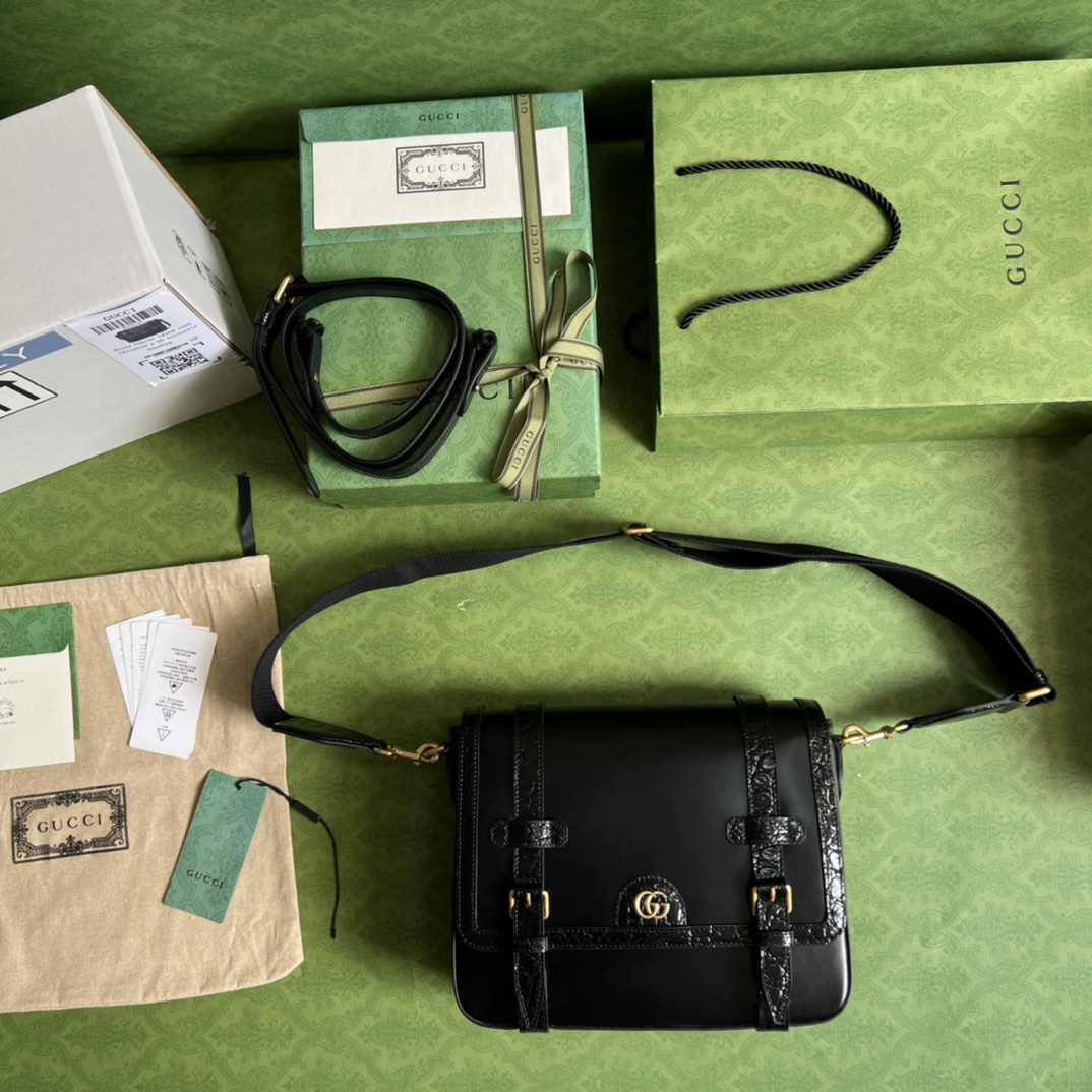 GG leather bag