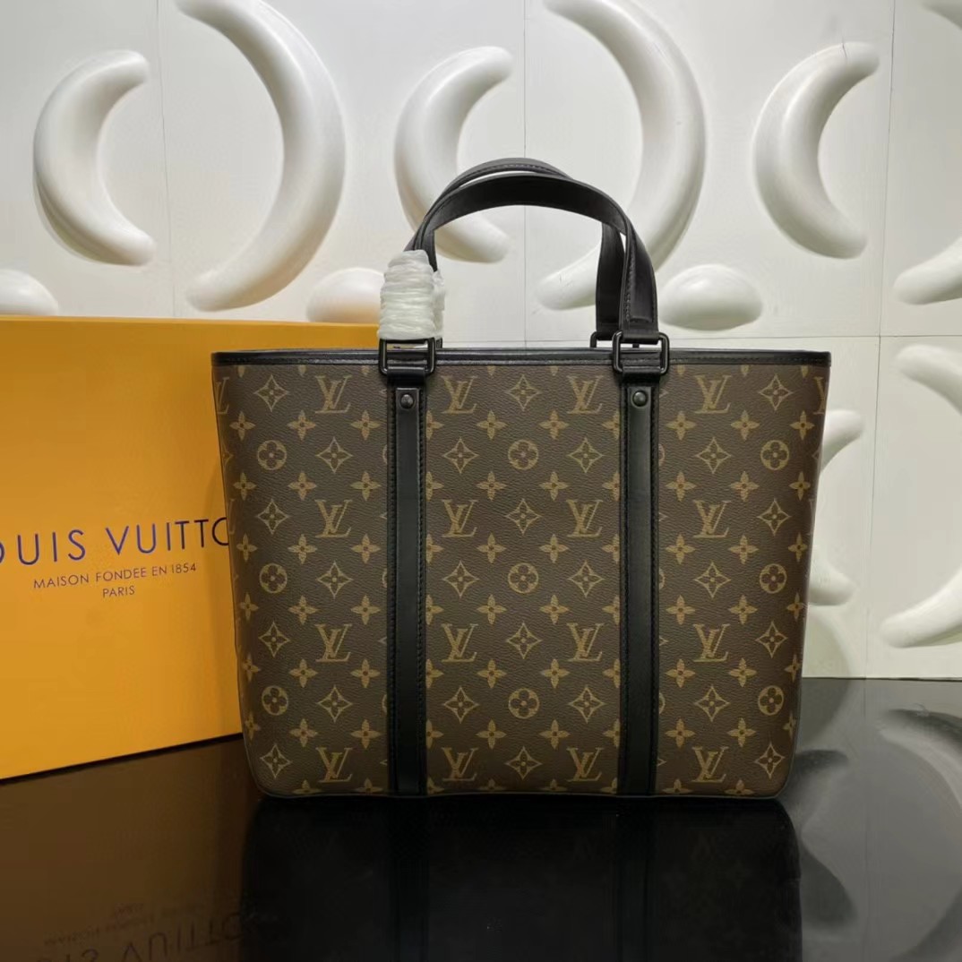 L0vis Vvtt0n Monogram Macassar Weekend Tote GM
