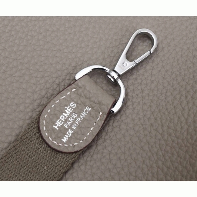 Etoupe Clemence Leather Knockoff H**me5 Evelyne II TPM Messenger Bag