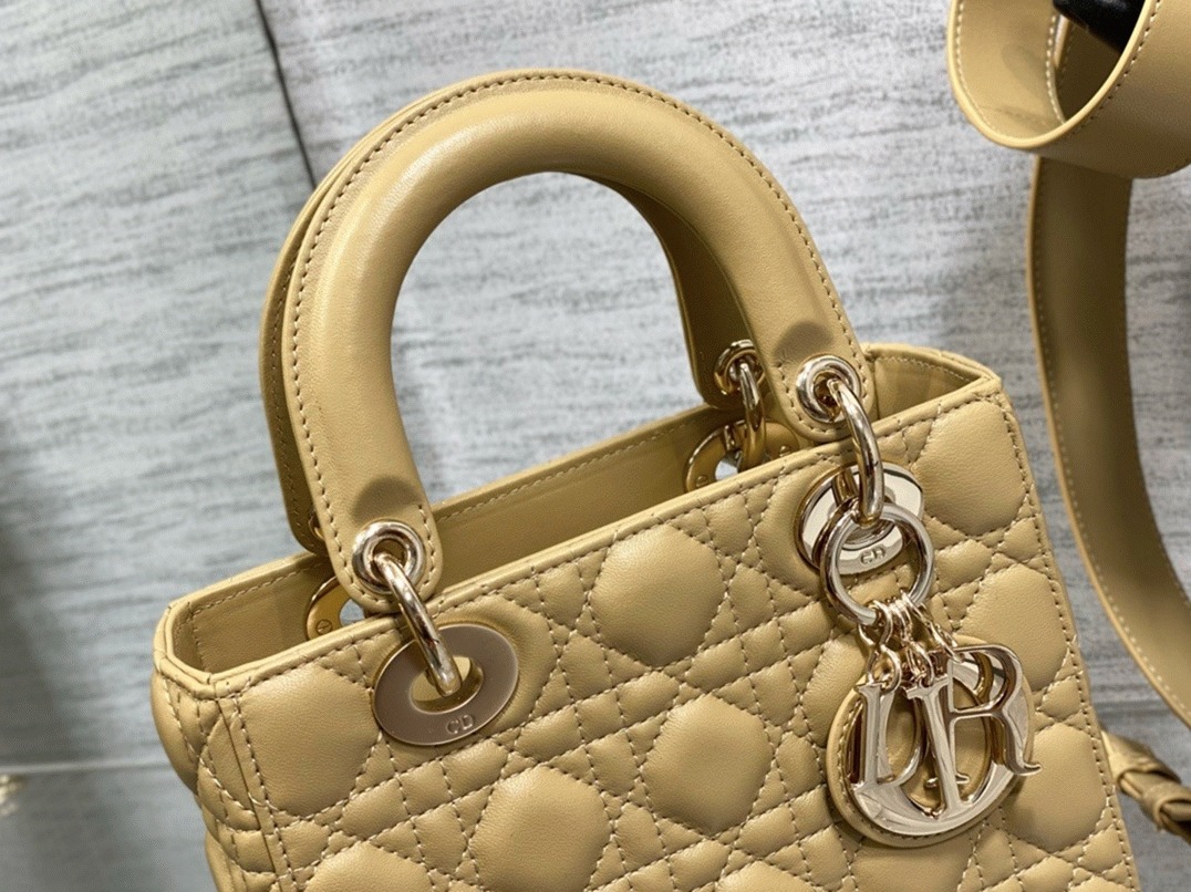 D10r Small Lady D10r My ABCD10r Bag Fake in Pastel Yellow