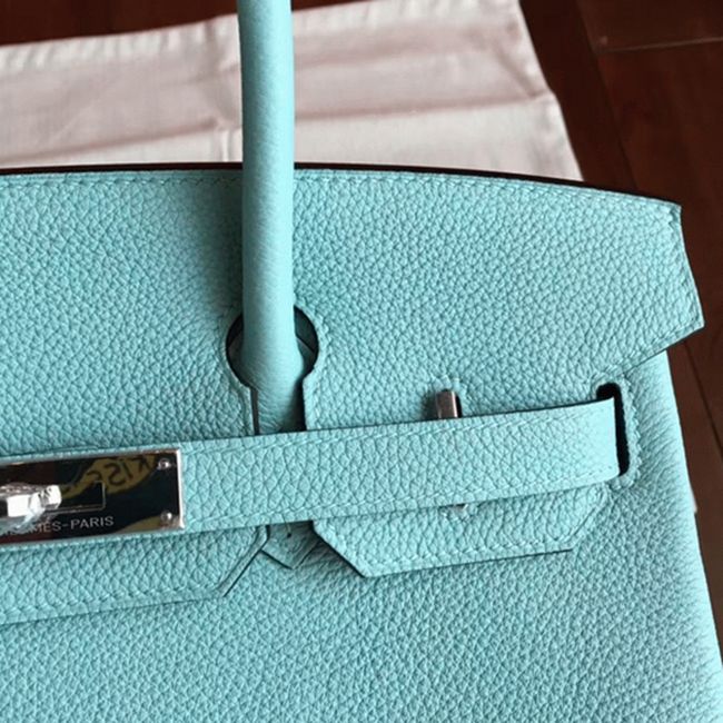 AAAAA Quality Blue Atoll H**me5 Birkin 30cm Luxury Replica