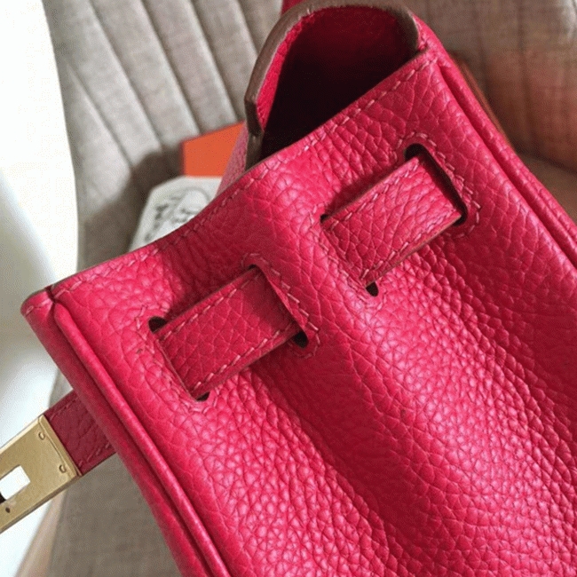 Red Clemence Fake H**me5 Kelly Retourne 32cm Vibrant Purse