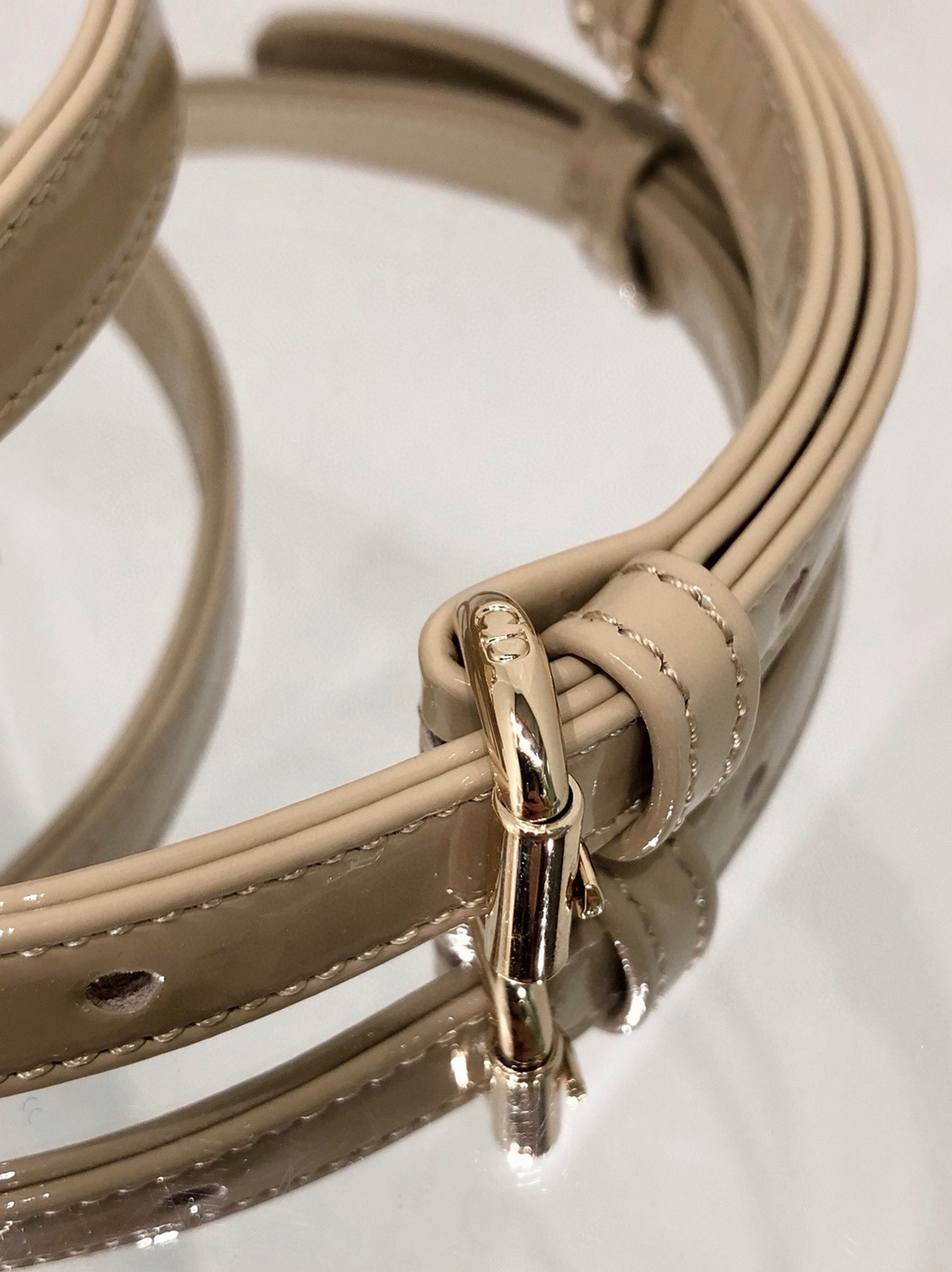 D10r Lady D10r Mini Chain Bag Knockoff in Aesthetic Beige