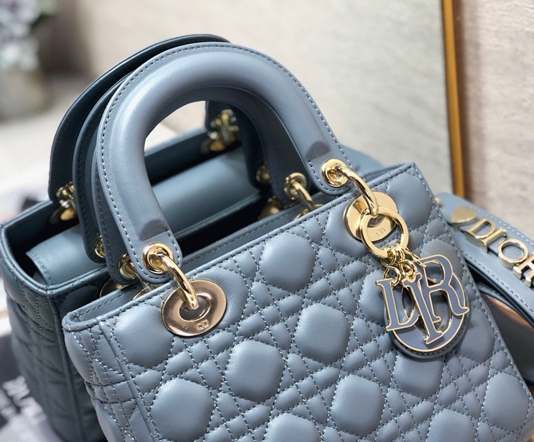 D10r Small Lady D10r My ABCD10r Bag Replica in Sky Blue