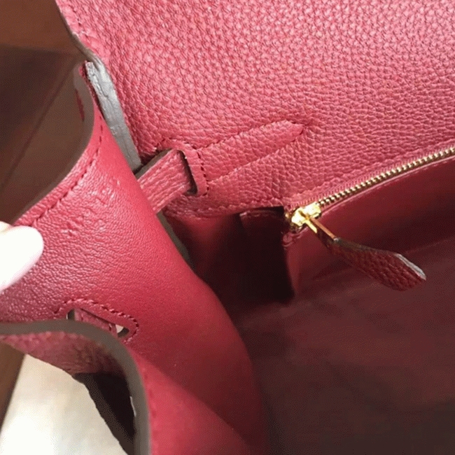 Bordeaux Clemence Replica H**me5 Kelly 35cm Rich Color Bag