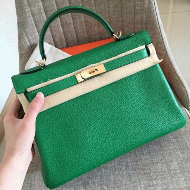 Bamboo Clemence Replica H**me5 Kelly Retourne 28cm Handbag