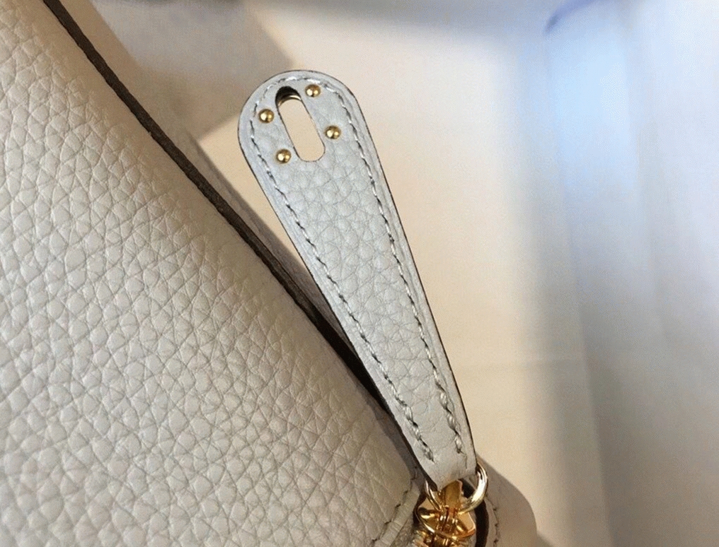 Best replica H**me5 Lindy Mini handbag in pearl grey