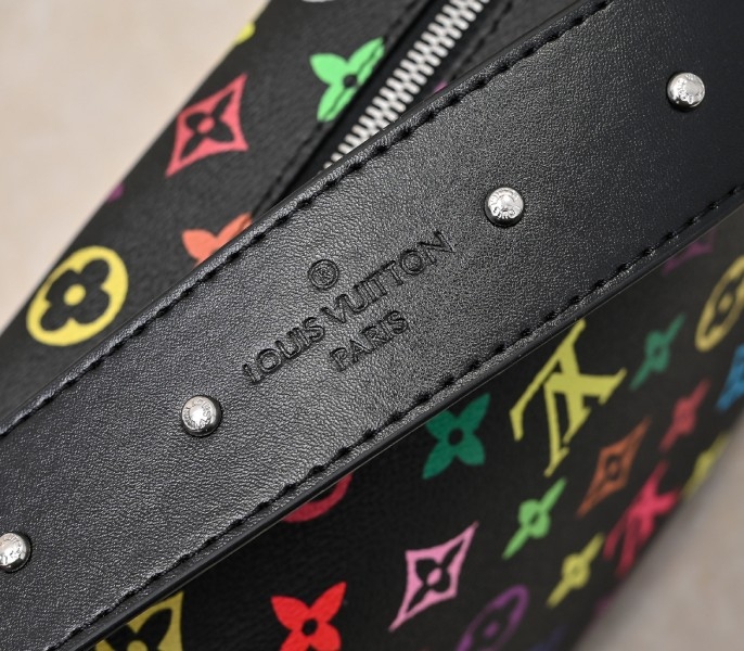 LV X TM Multicolored Side Trunk MM In Black