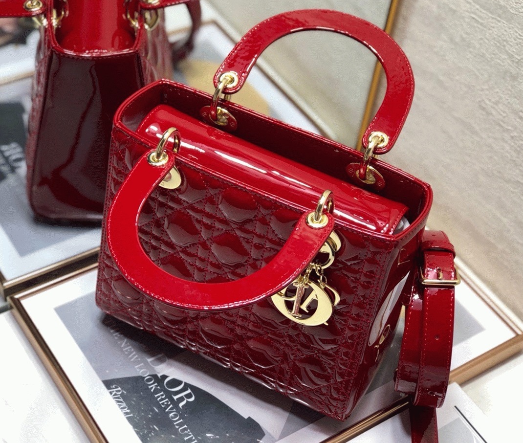 D10r Lady D10r Medium Bag Fake in Red