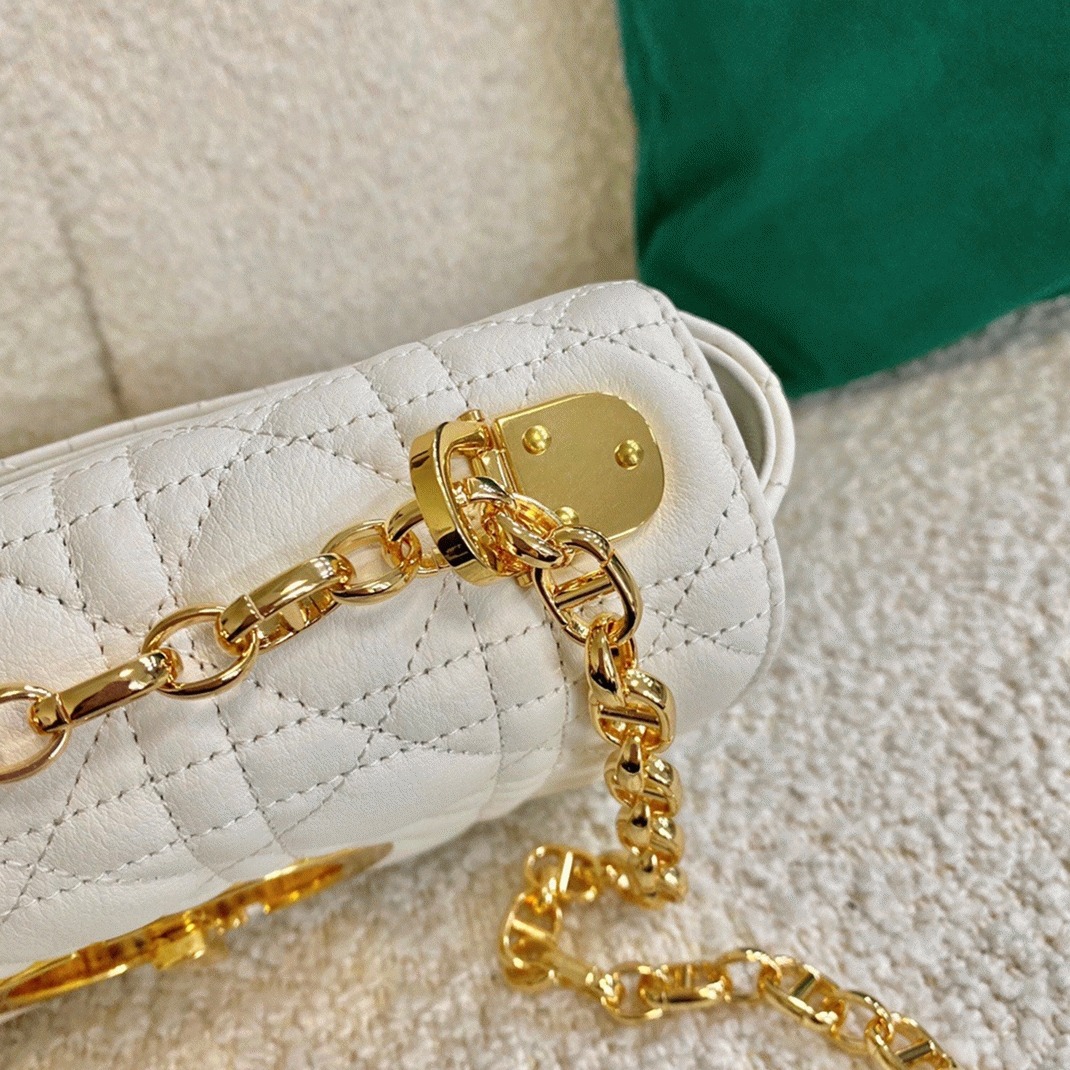 D10r Caro Small Bag Knockoff in White