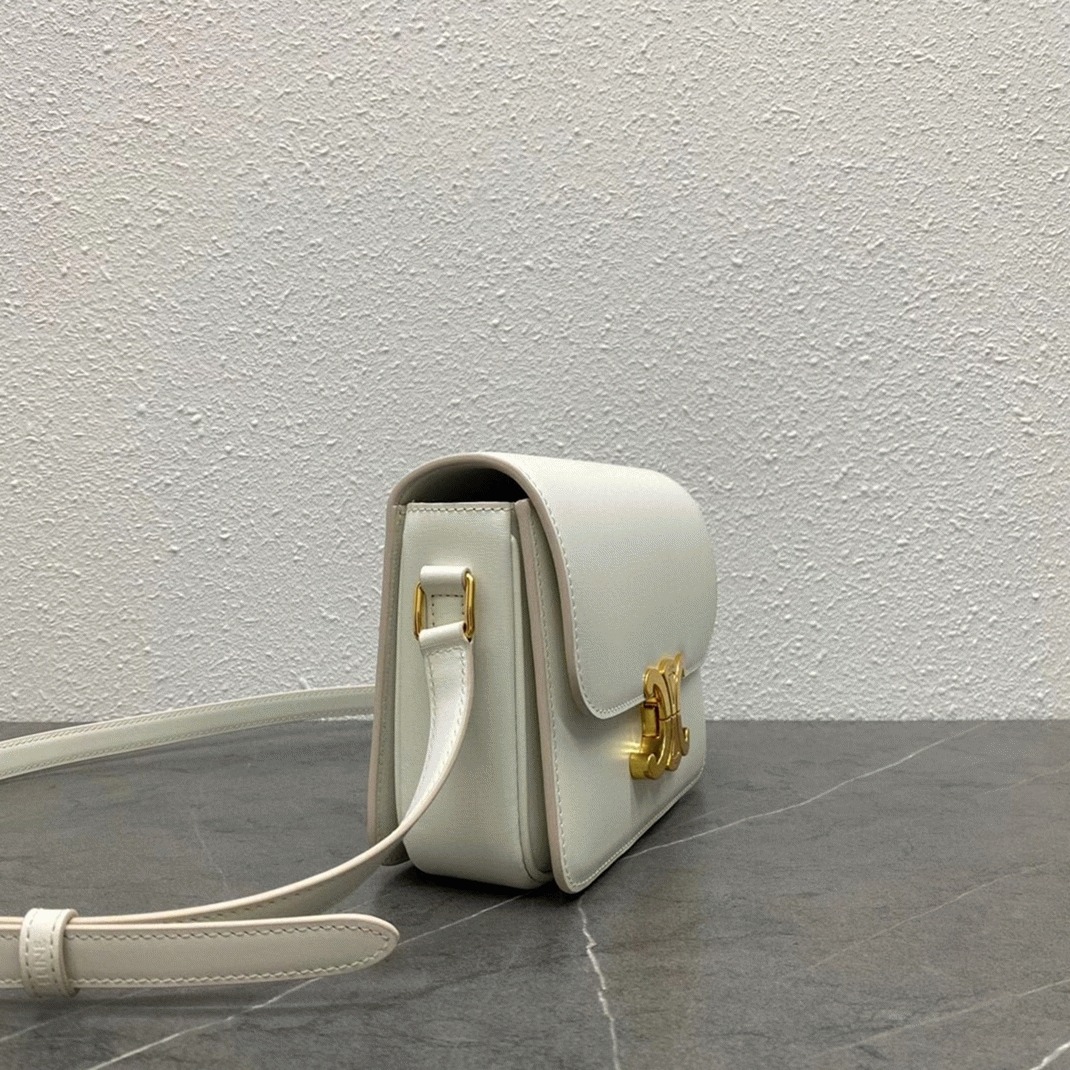 Top Quality Fake Ce1i*e Triomphe Teen Bag In White
