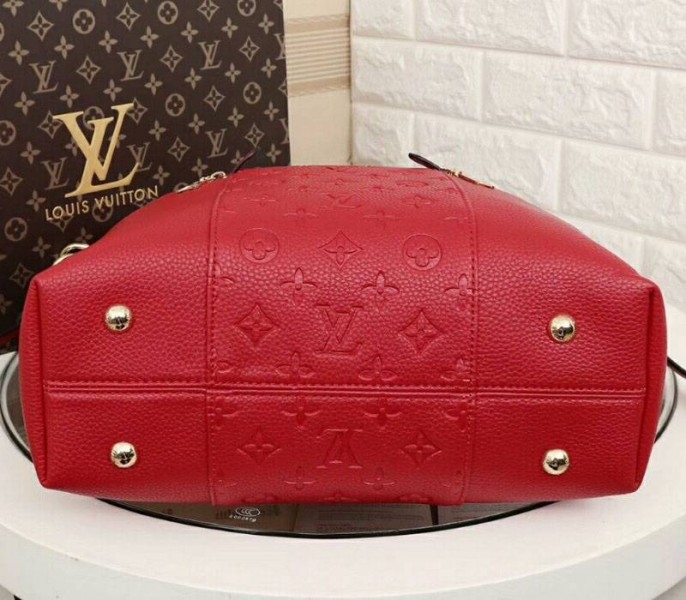 L0vis Vvtt0n Monogram Empreinte Melie Hobo In Red