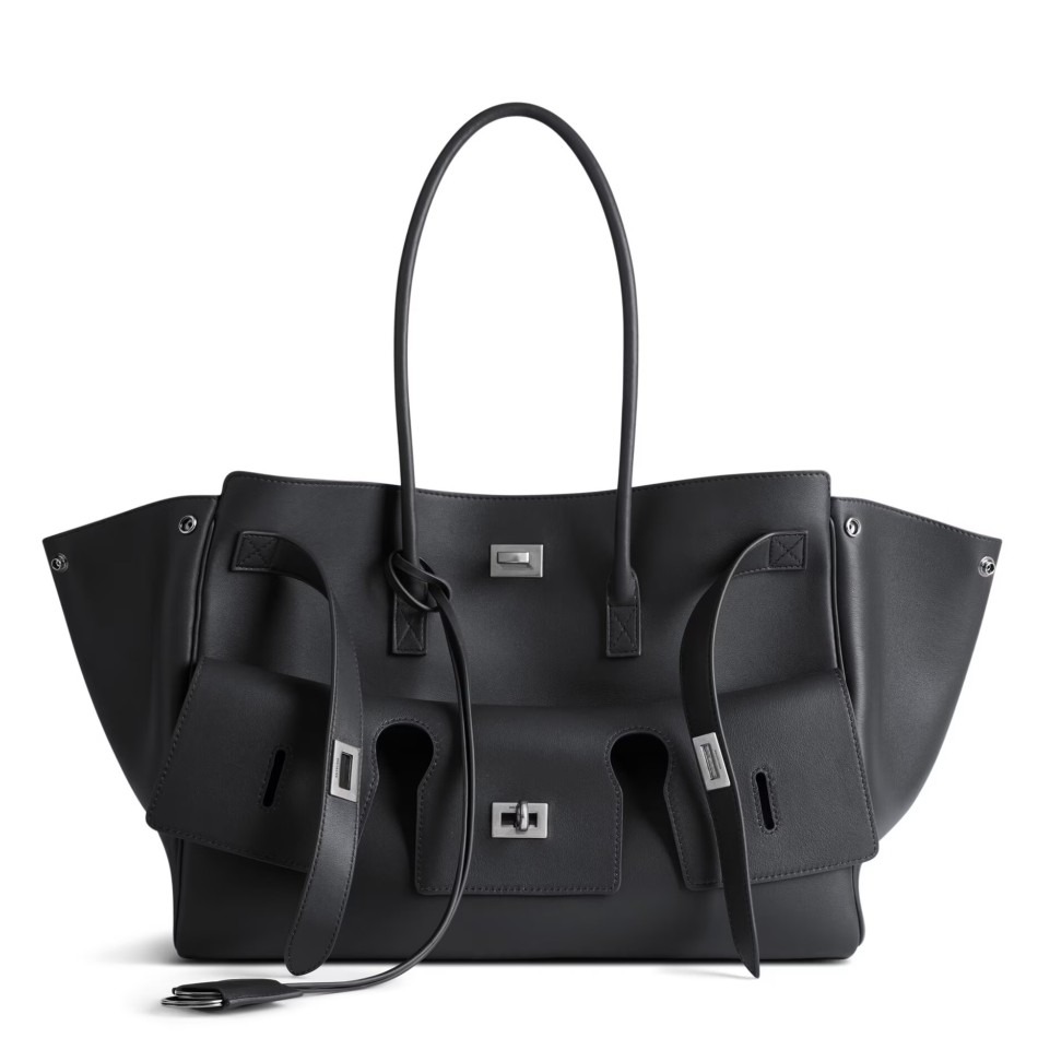 Knockoff Ba1en*iaga Bel Air Carry All Medium Bag Noir Calfskin