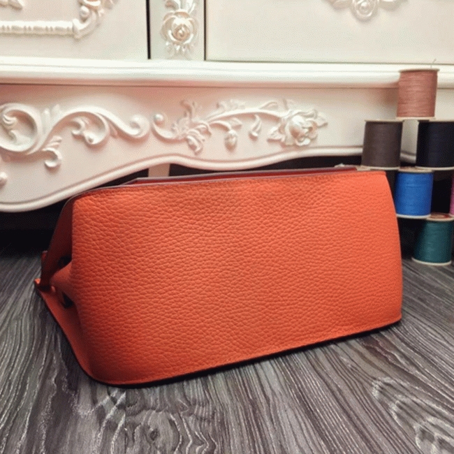 Orange replica H**me5 Jypsiere 34cm handbag