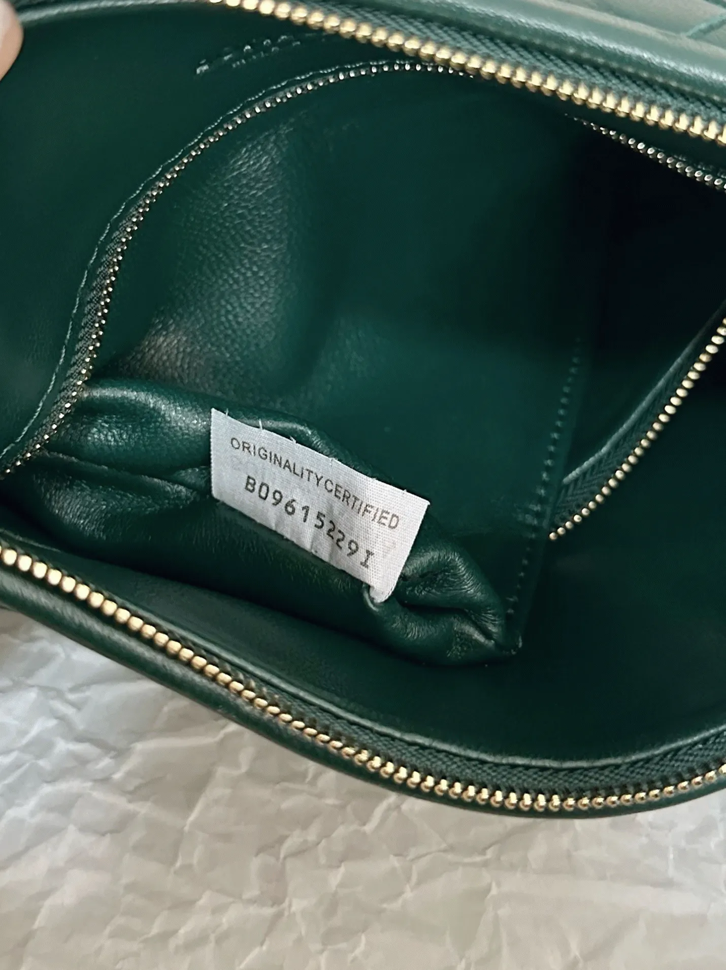 Fake B0tt*ga Ven*ta Gemelli Medium Bag Emerald Green
