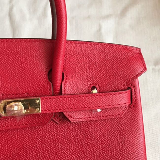 H**me5 Birkin 25cm Designer-Inspired Bag in Red