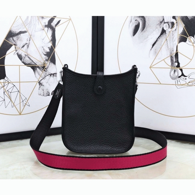 Black Evelyne II TPM Knockoff H**me5 Messenger Shoulder Bag