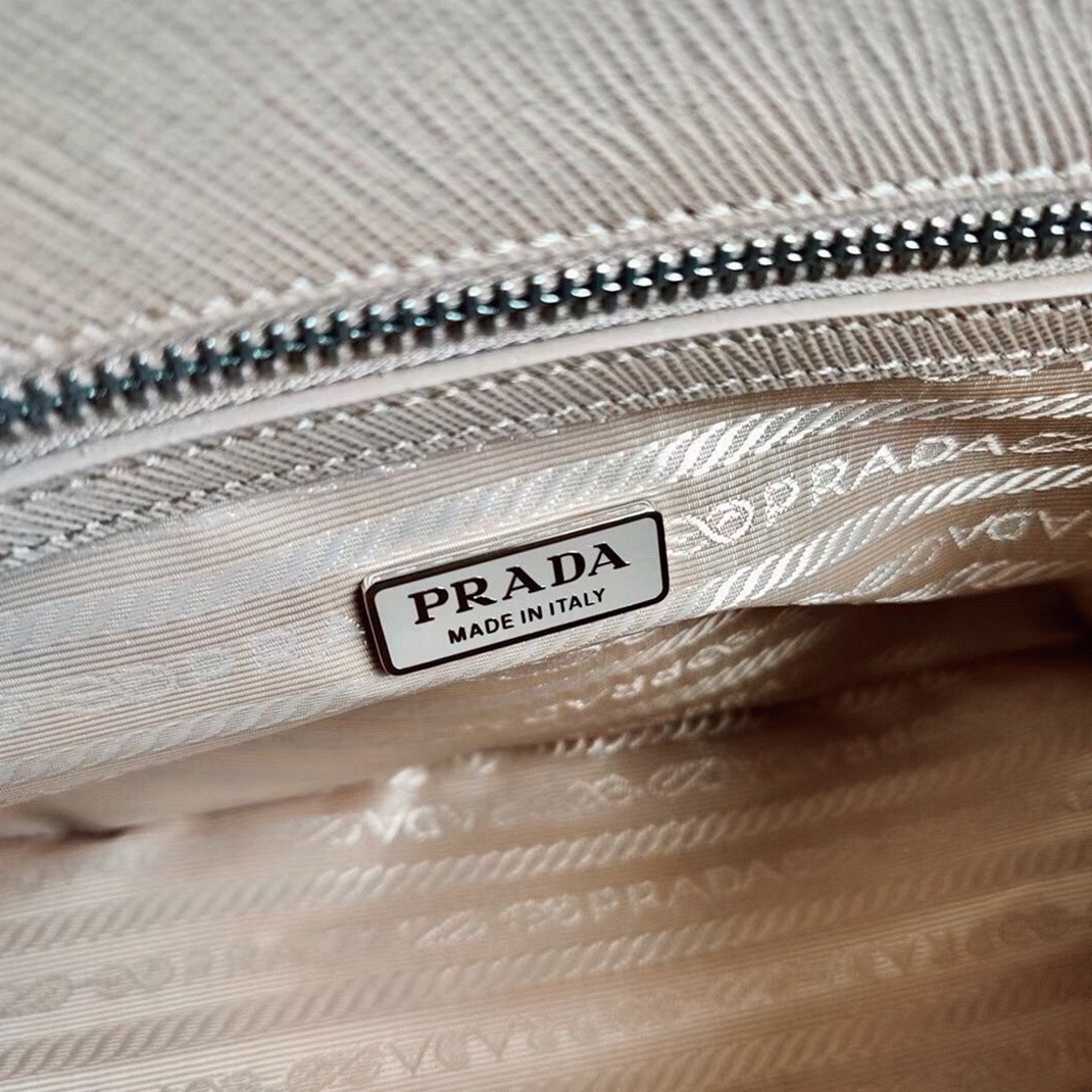 Pra*a Galleria Mini Bag Replica in Beige