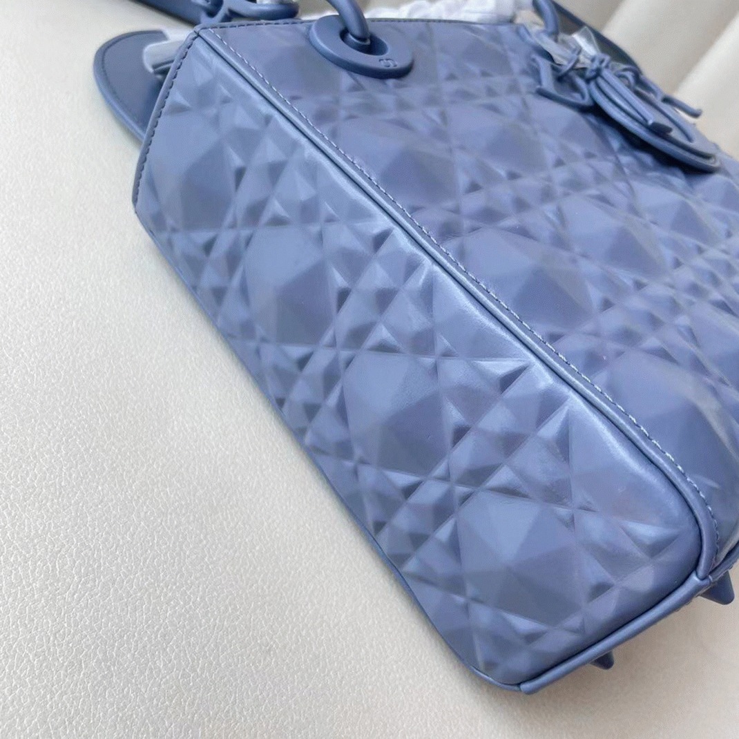 d10r small lady d10r my abcd10r bag replica in De*1m calfskin with d1am0nd motif