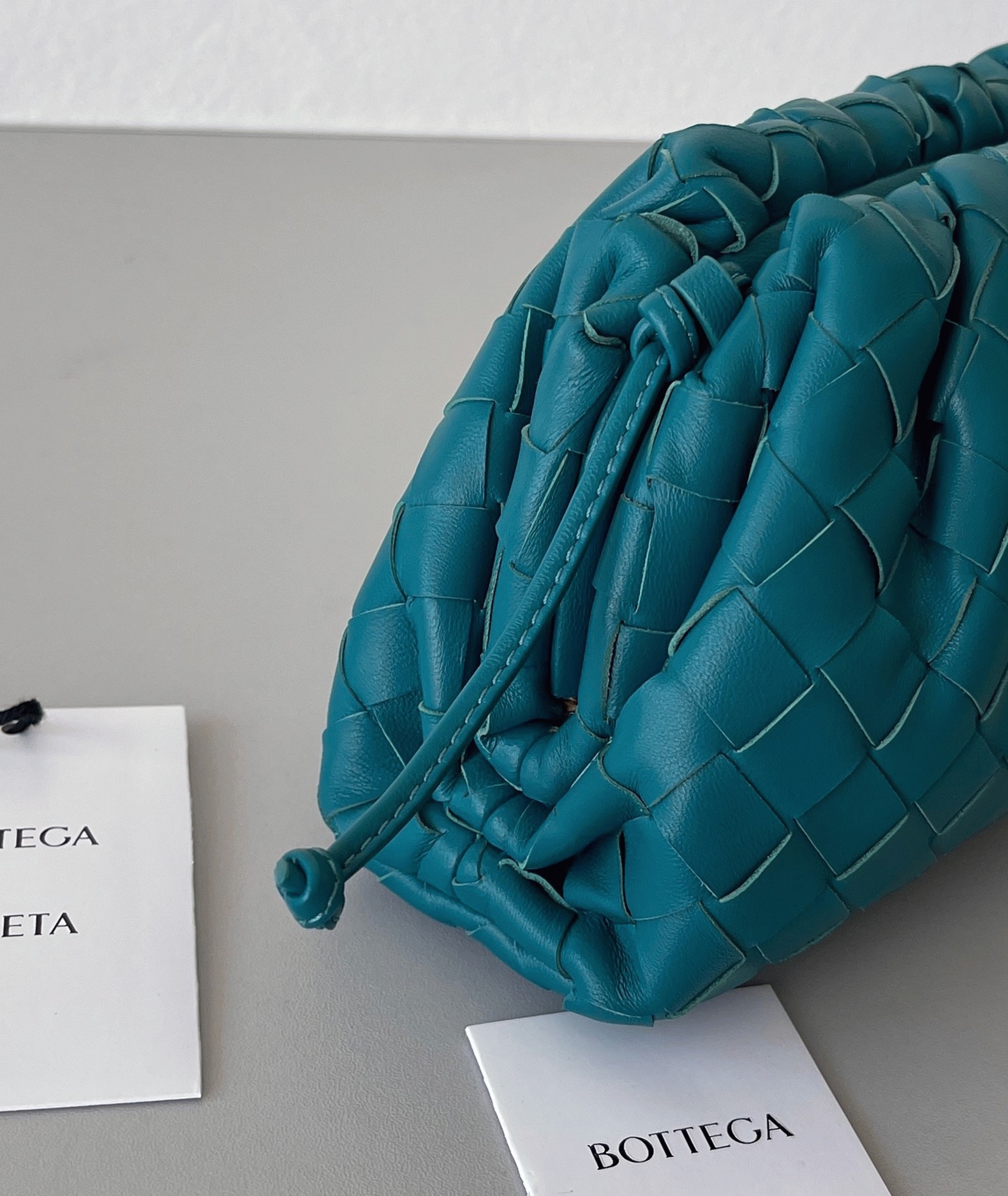 Replica B0tt*ga Ven*ta Mini Pouch with Strap Mallard