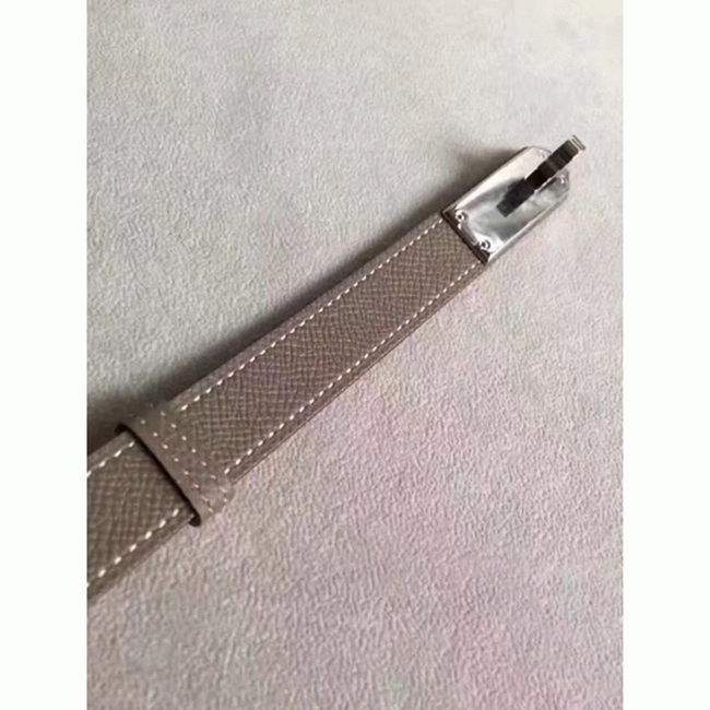 Etoupe epsom fake designer H**me5 Kelly belt