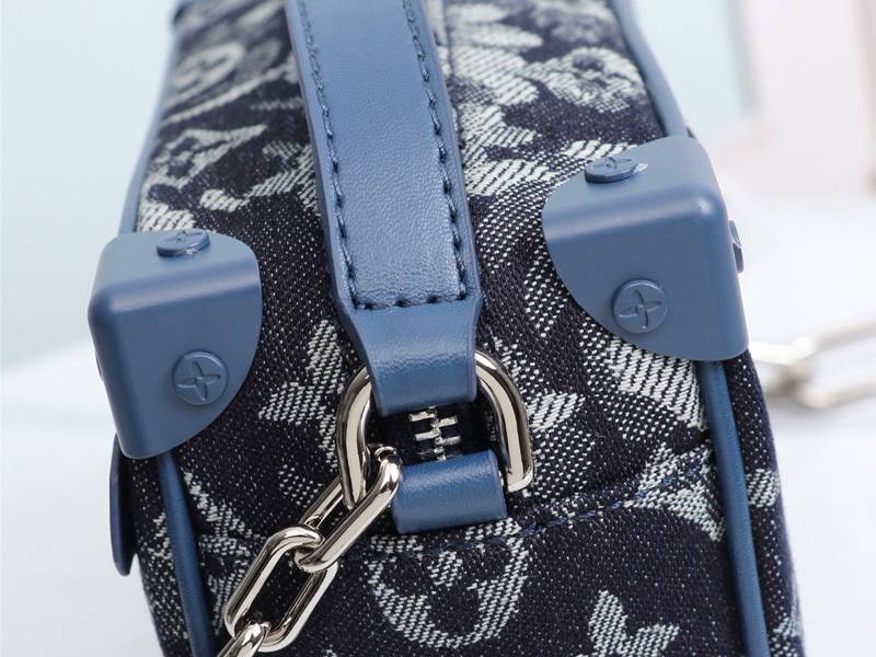 L0vis Vvtt0n Monogram Tapestry Canvas Mini Soft Trunk Bag