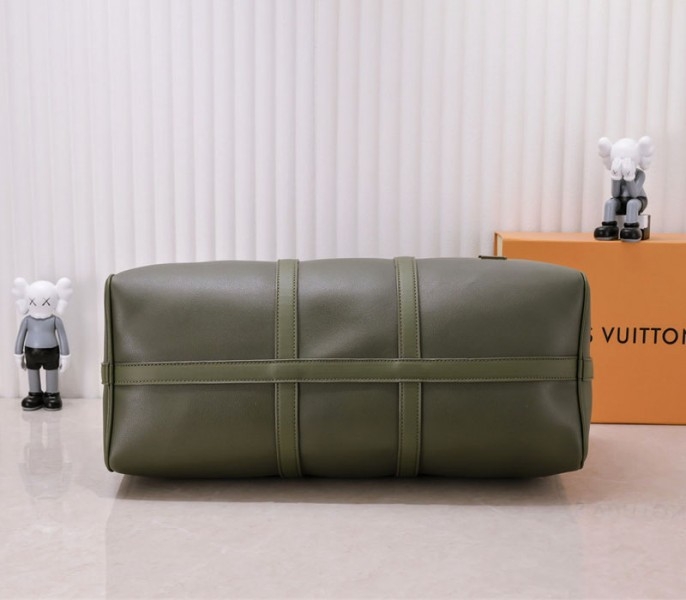 L0vis Vvtt0n Aerogram Keepall Bandouliere 50 Travel Bag In Khaki