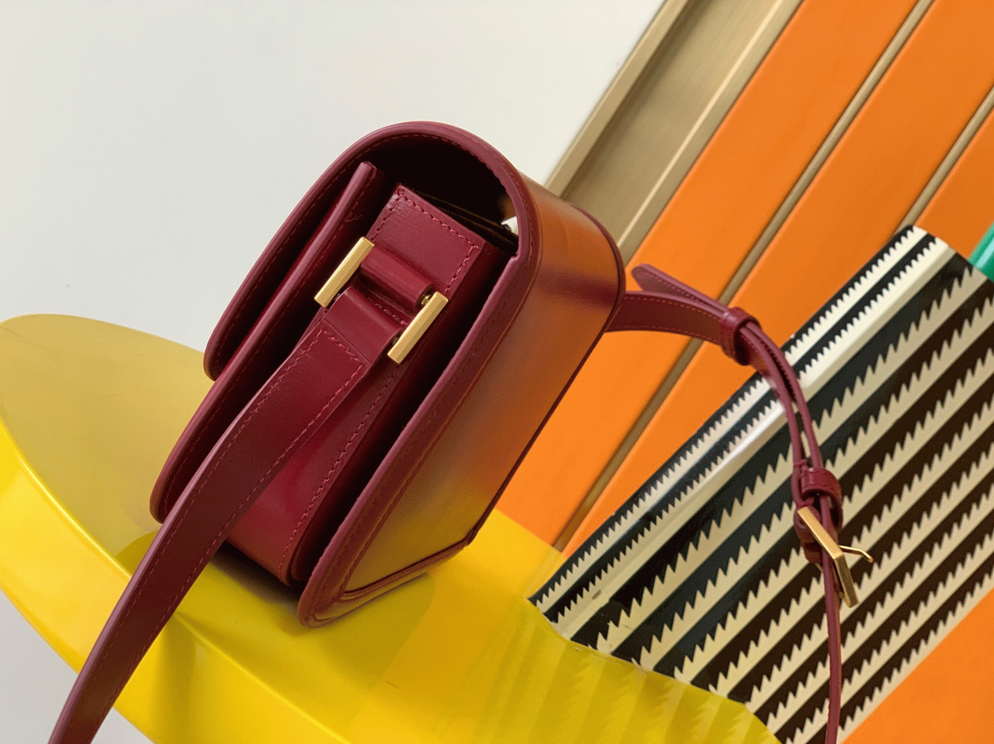 Replica Sa1nt Lau*nt Small Solferino Bag Red Calfskin