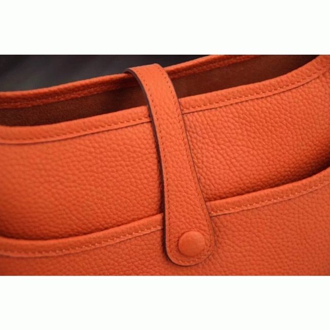 Orange Evelyne III PM Bag Fake AAA H**me5 Bright Shoulder Bag