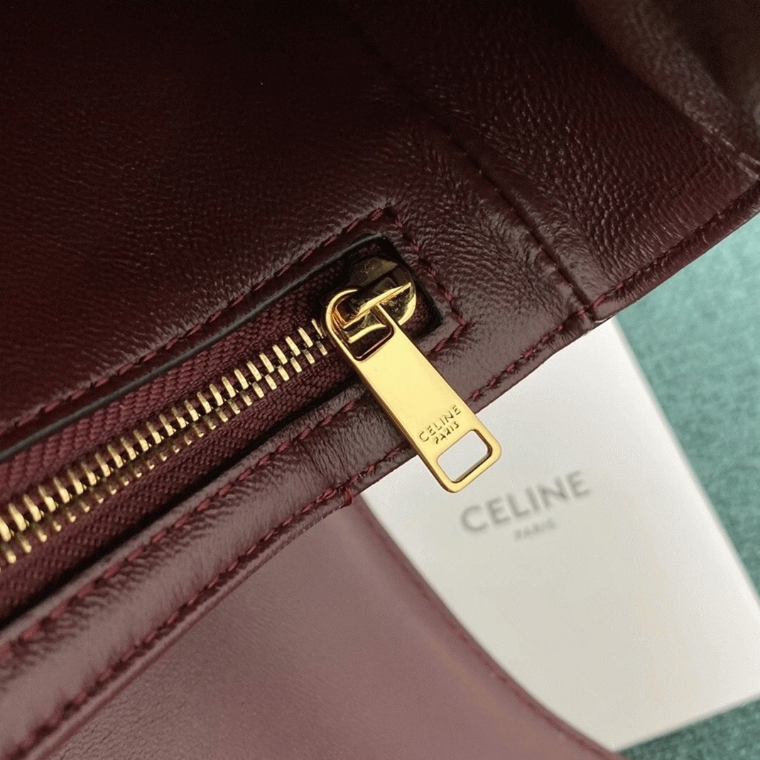 Top Quality Replica Ce1i*e Triomphe Medium Bag In Bordeaux