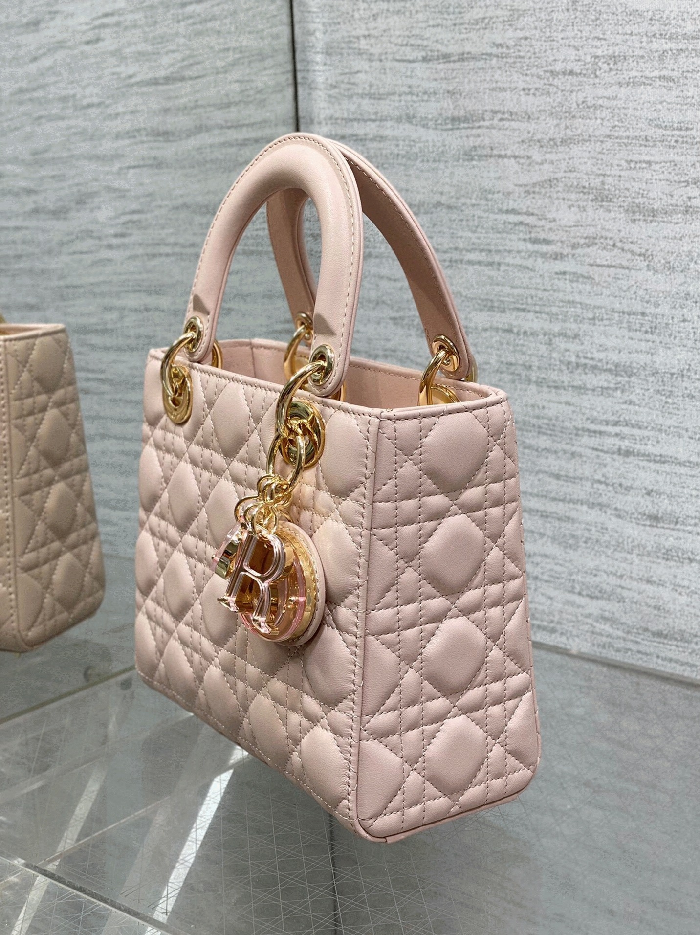 D10r Small Lady D10r Bag Fake in Pink