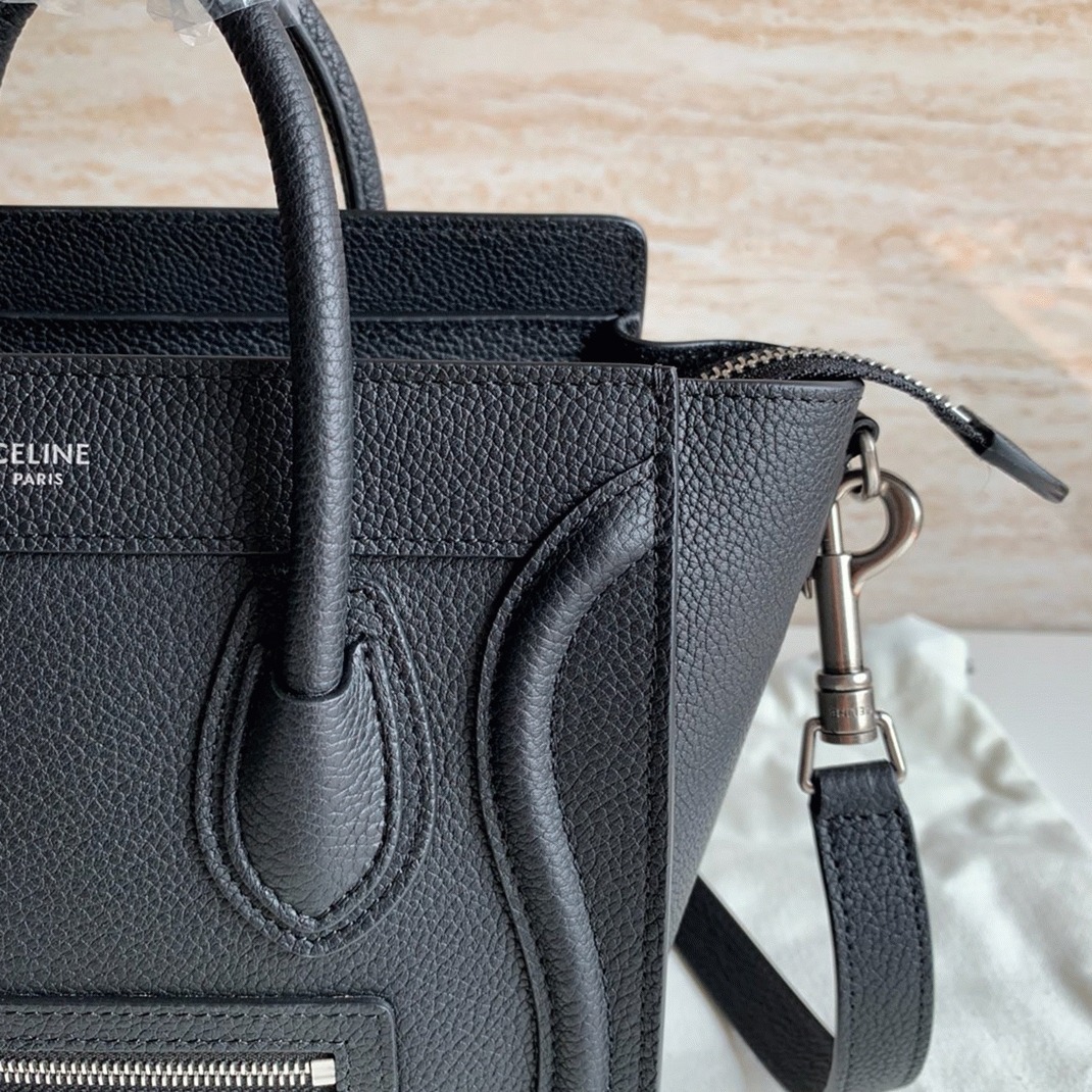 ce1i*e nano lU*gage tote bag replica in black