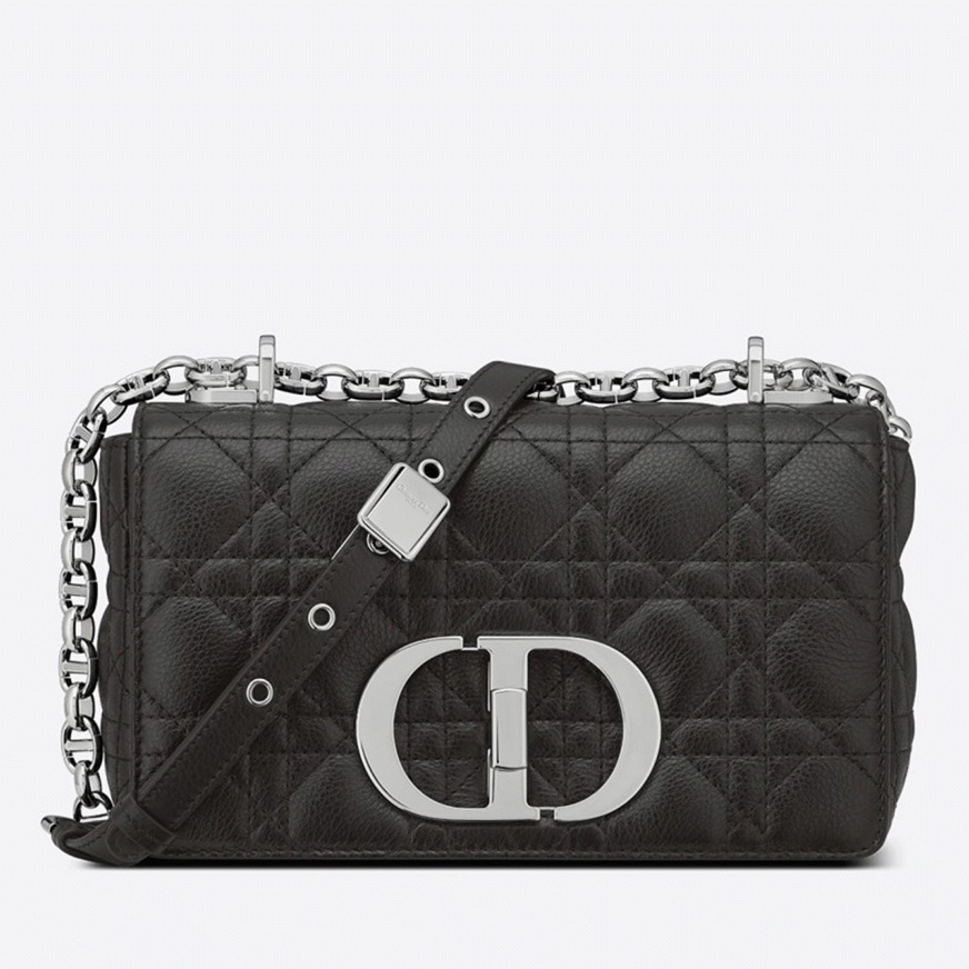 D10r Caro Small Bag Replica in Noir