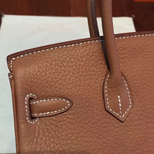 1:1 preM1vm brown h**me5 birkin 25cm fake bag