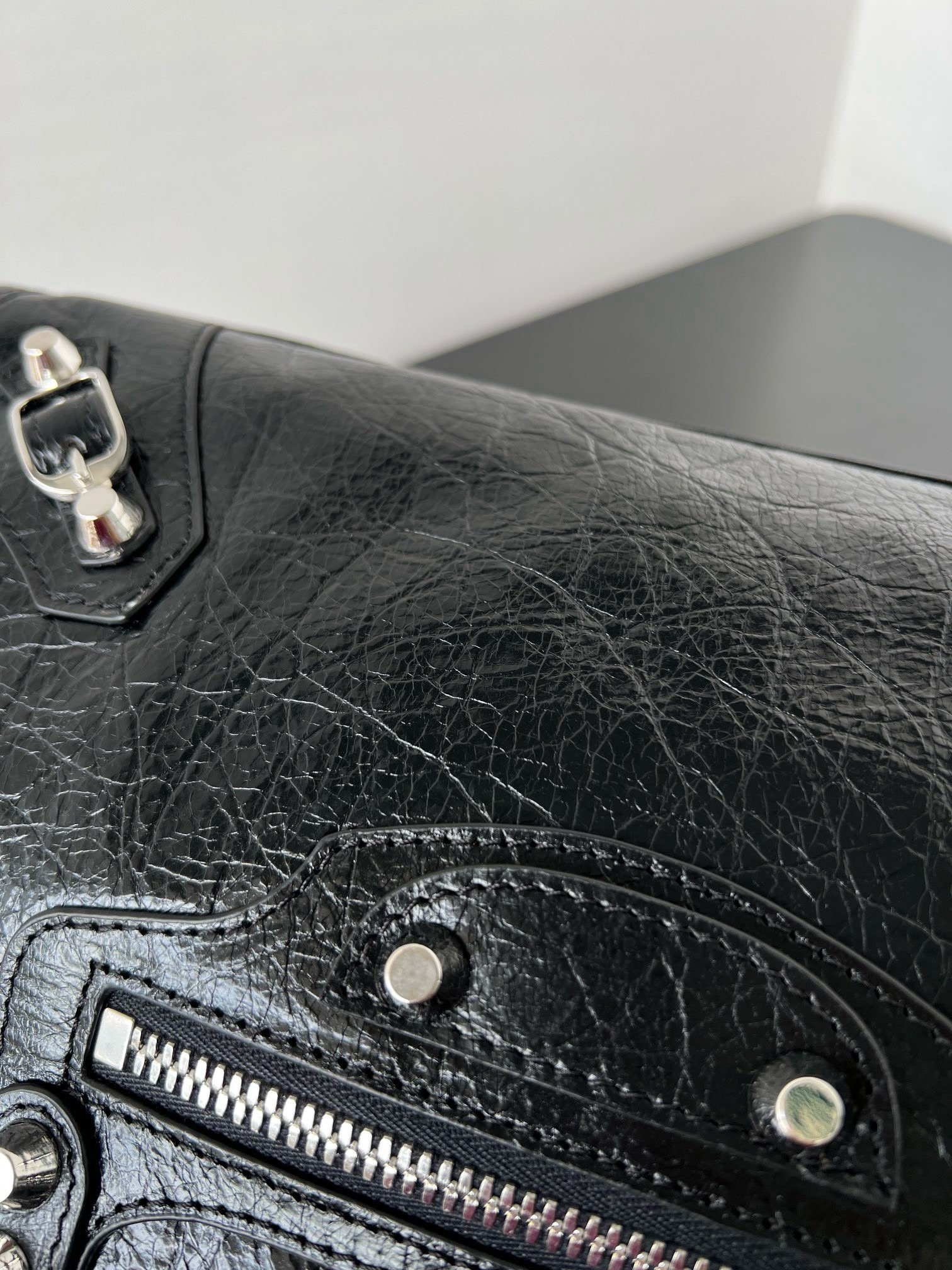 Knockoff Ba1en*iaga Le City Small Bag Black Arena Lambskin