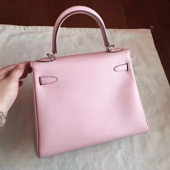 Rose Dragee Swift Replica H**me5 Kelly 25cm Graceful Bag